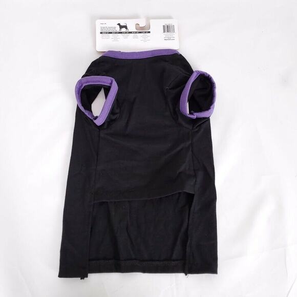 Halloween Dog Costume Shirt Medium Black "Man’s Best Friend" Pet Tee - Picture 4 of 5